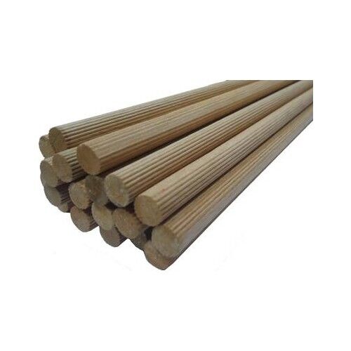 Mudemu Home Oluklu Ahşap Boy Kavela 12 mm x 1 metre (10 adet)