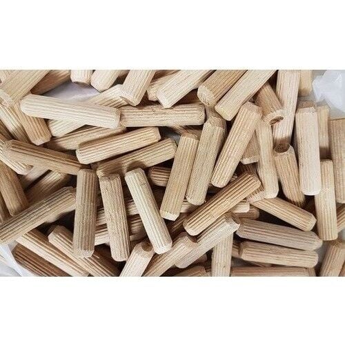 Mudemu Home 8x35 mm Ahşap Kayın Kavela Bağlantı Pimi 1 kg Yaklaşık 750 Adet