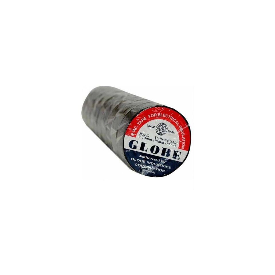 Globe İzole Elektrik Bandı 0,13mmx19mmx10yds 10'lu Paket