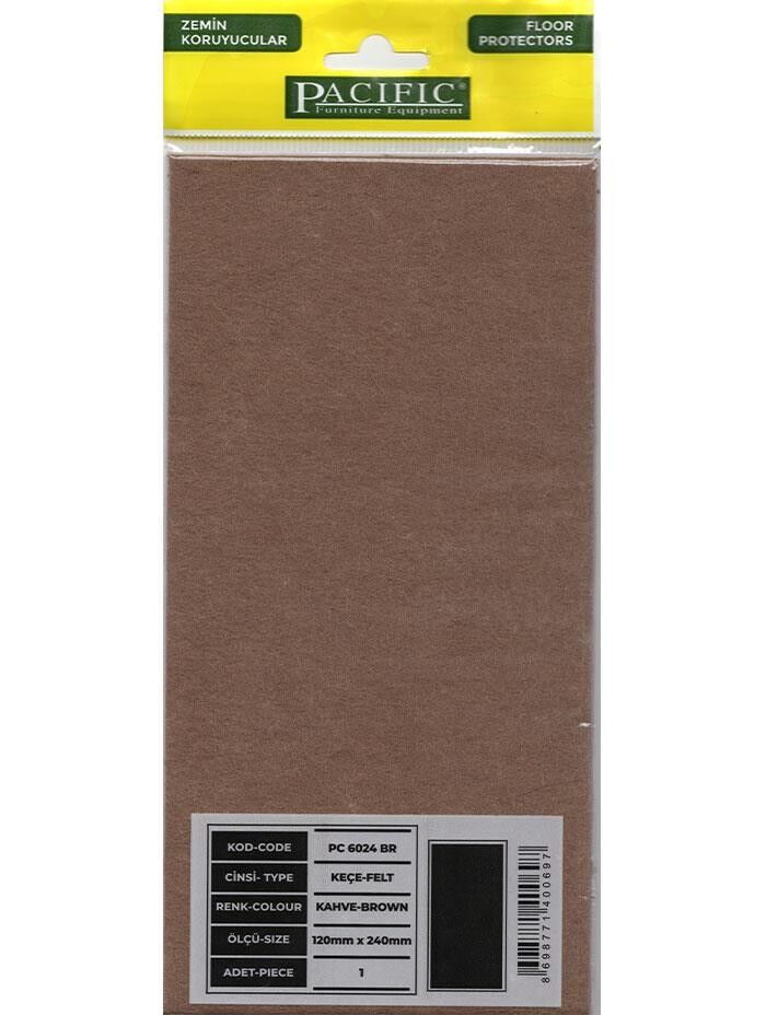 Pacific 120X240 Kare Yapışkanlı Keçe