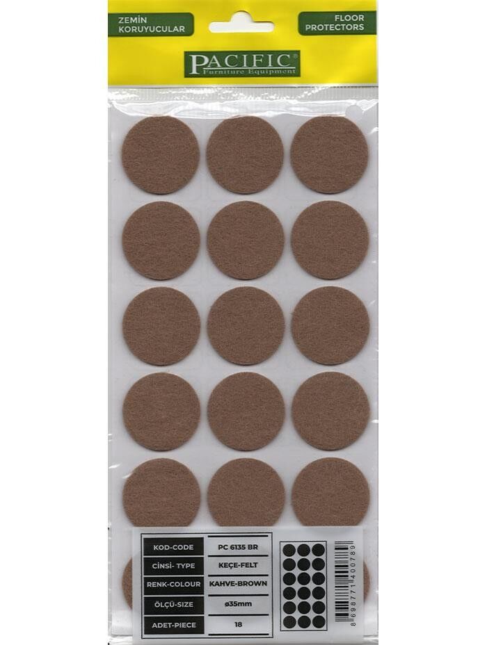 Pacific Yuvarlak Keçe 35 mm
