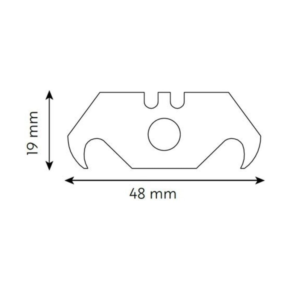 Vip-Tec VT875121 Plastik Halıcı Tip Maket Bıçağı