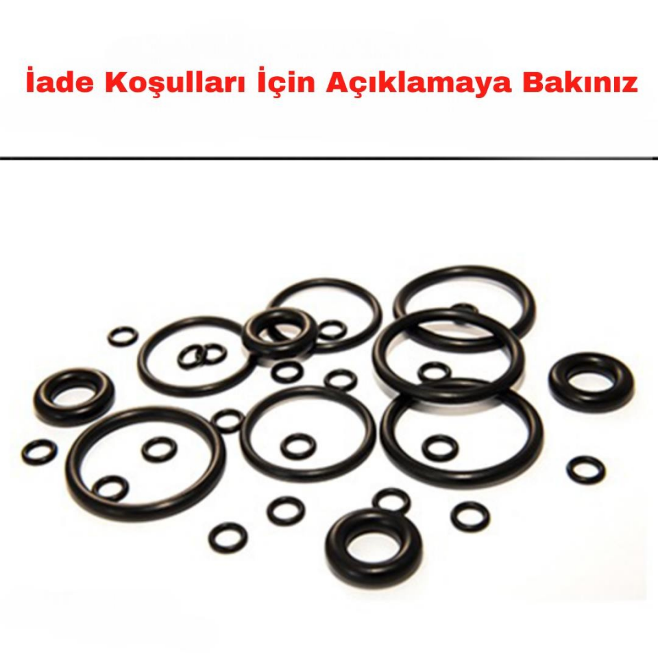 Tüm O-Ring Çeşitleri 3,4,5,6,7,8,9,10,12,15,16,20,24,25..50.100mm