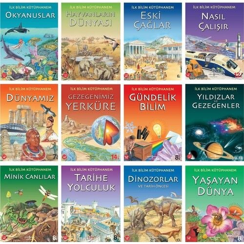 İş Bankası İlk Bilim Kütüphanem Seti 12 Kitap