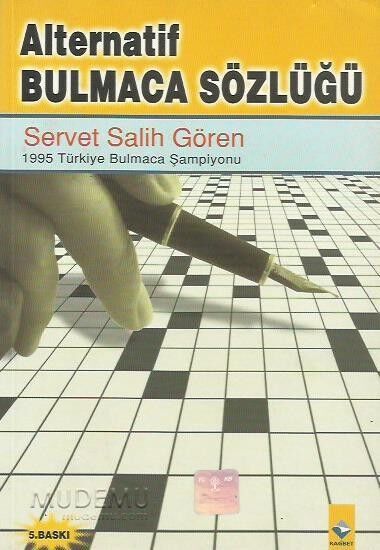 Alternatif Bulmaca Sözlüğü | Servet Salih Gören