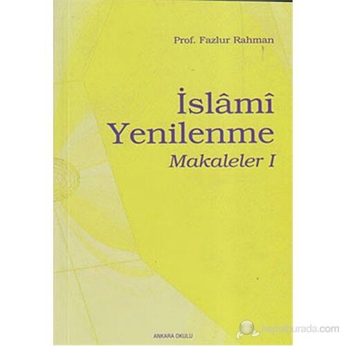 İslami Yenilenme - Makaleler 1