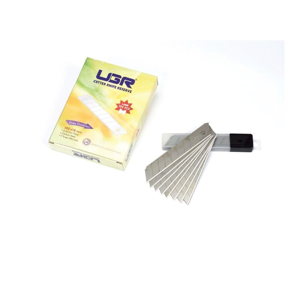 UGR Maket Yedek Bıçağı 18mm (GENİŞ) (100 Adet)